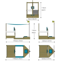 Ahoy Wooden Playboat - FSC® certified