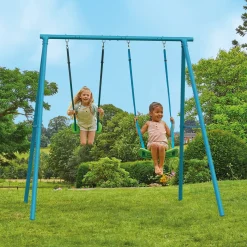 Build Your Own Deluxe Double Metal Swing Frame