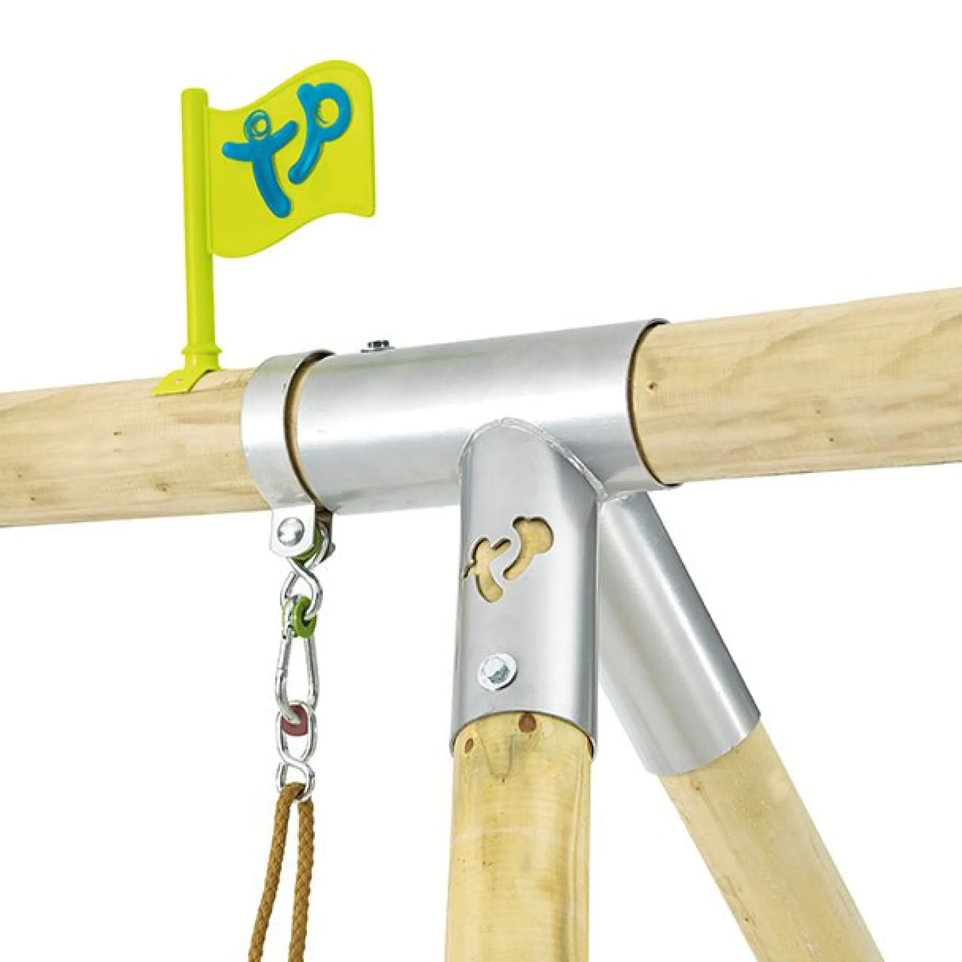 Build Your Own TP Knightswood Double Wooden Swing Frame & Extension