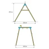 Build Your Own TP Single Compact Roundwood Swing Frame - FSC® certified