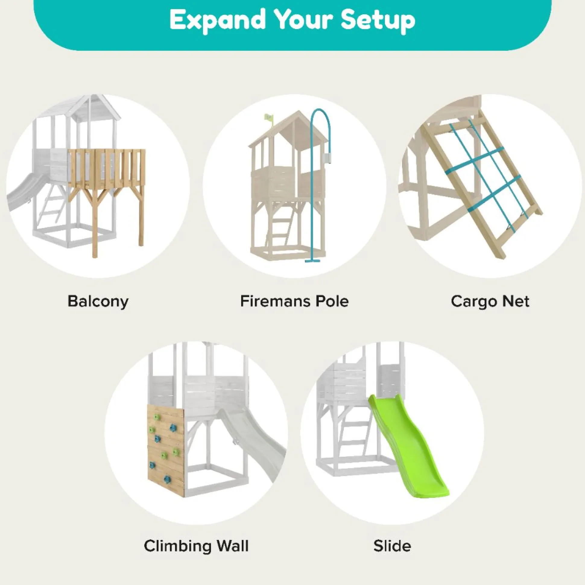 Build Your Own TP Treehouse Wooden Play Tower - FSC® certified