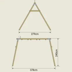 Build Your Own TP Triple Knightswood Swing Frame