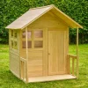 Buttercup Cottage Wooden Playhouse with Floor and Verandah - FSC® certified