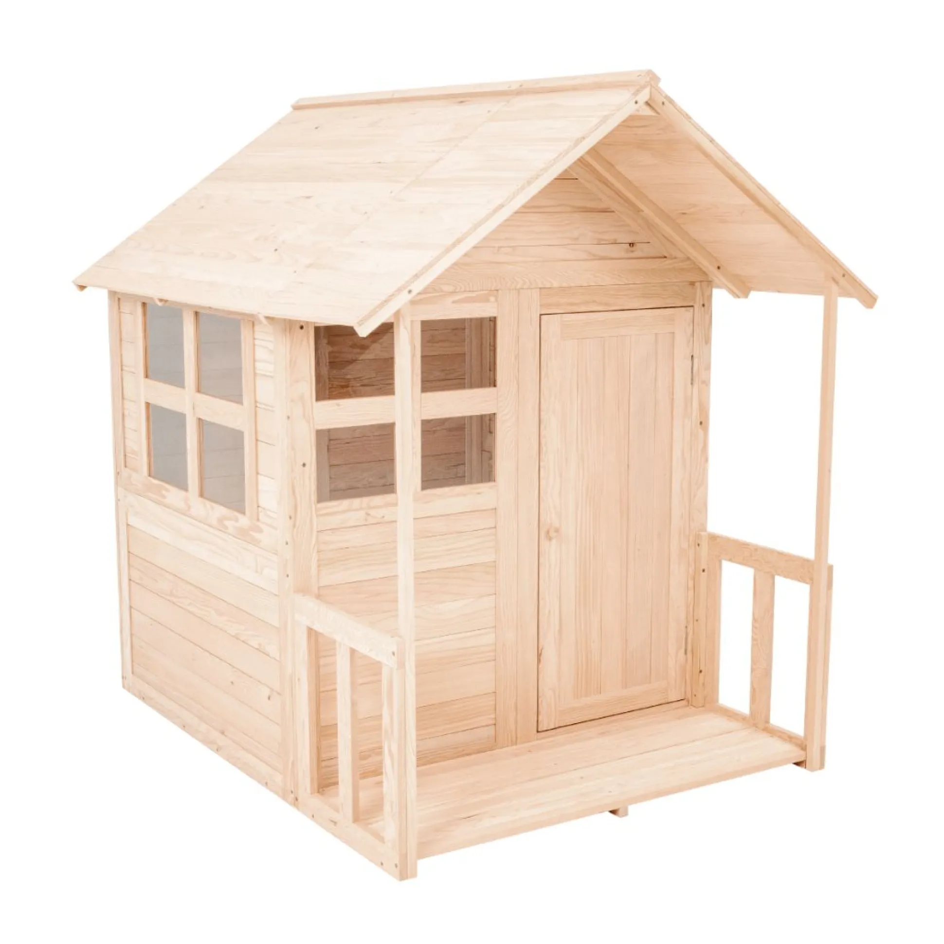 Buttercup Cottage Wooden Playhouse with Floor and Verandah - FSC® certified