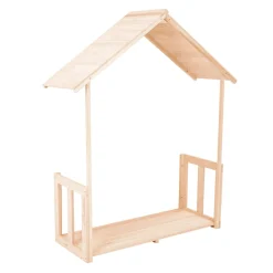 Buttercup Cottage Wooden Playhouse with Floor, Verandah and Mud Kitchen - FSC® certified