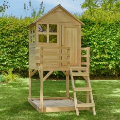 Buttercup Cottage Wooden Playhouse with Deck - FSC® certified