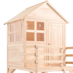 Buttercup Cottage Wooden Playhouse with Deck - FSC® certified