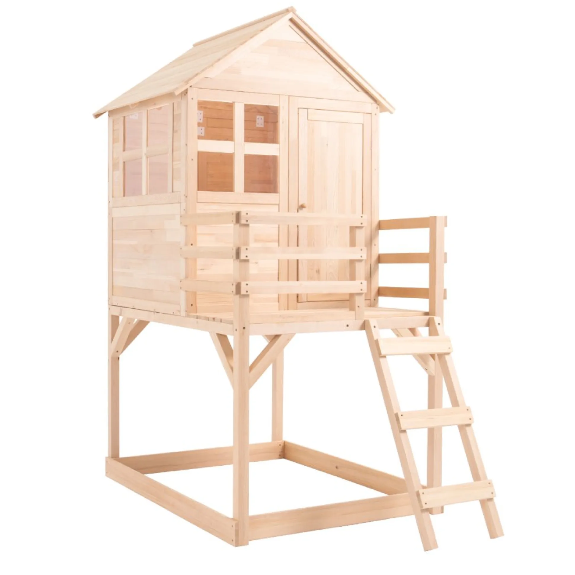 Buttercup Cottage Wooden Playhouse with Deck - FSC® certified