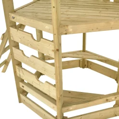 Castlewood climbing frame with Wavy Slide - FSC® certified