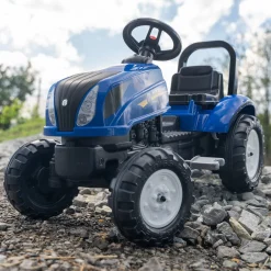 Falk New Holland Tractor with Trailer and Opening Bonnet