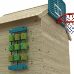 Foxglove Cottage Playhouse with Nought & Crosses and Basketball Hoop - FSC® certified