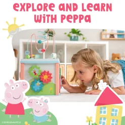 Grow with Peppa Pig Wooden Activity Cube