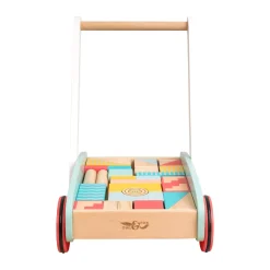 Owl & Fox Wooden Baby Walker and Blocks - FSC® certified