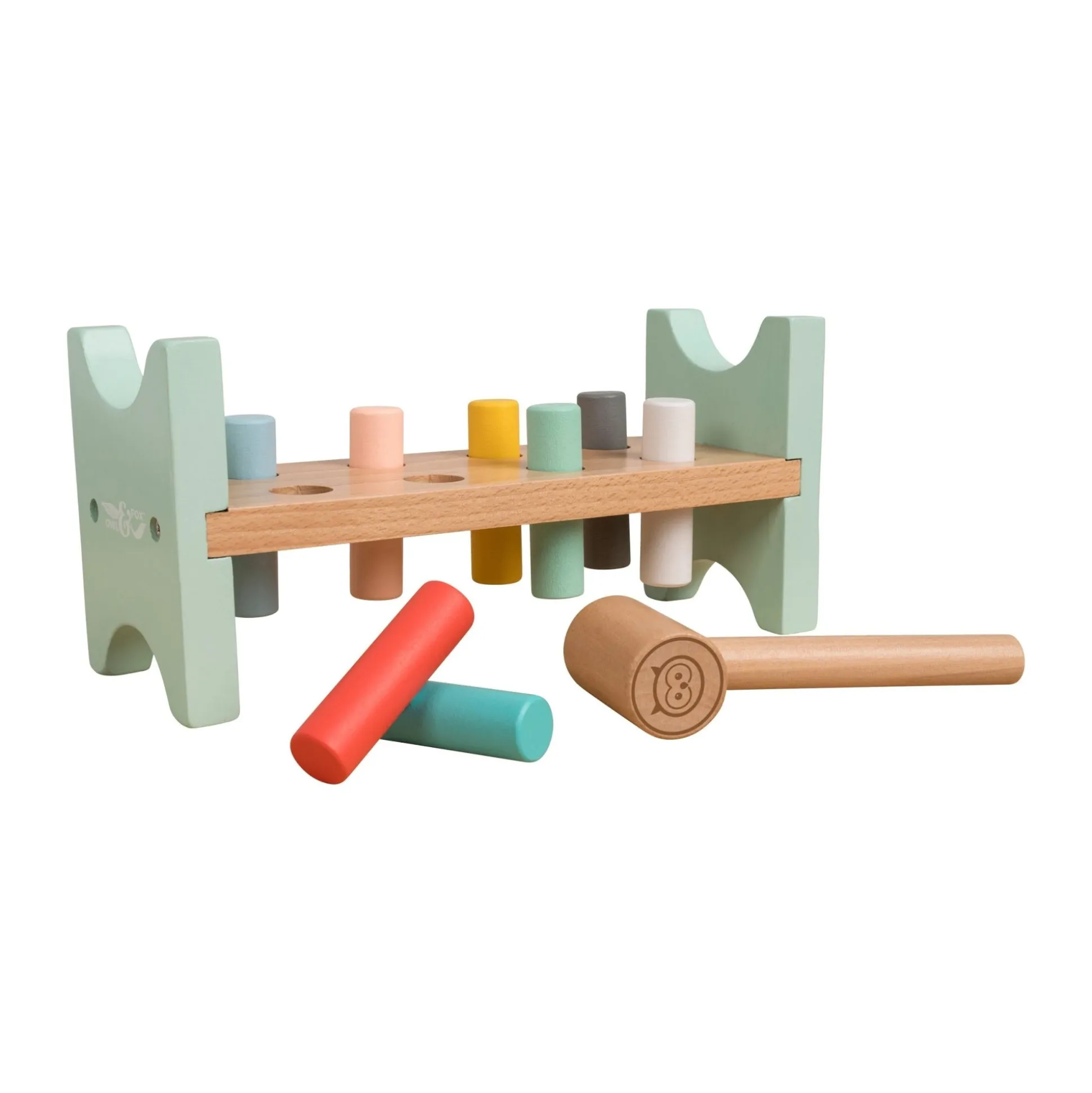 Owl & Fox Wooden Hammer Bench - FSC® certified