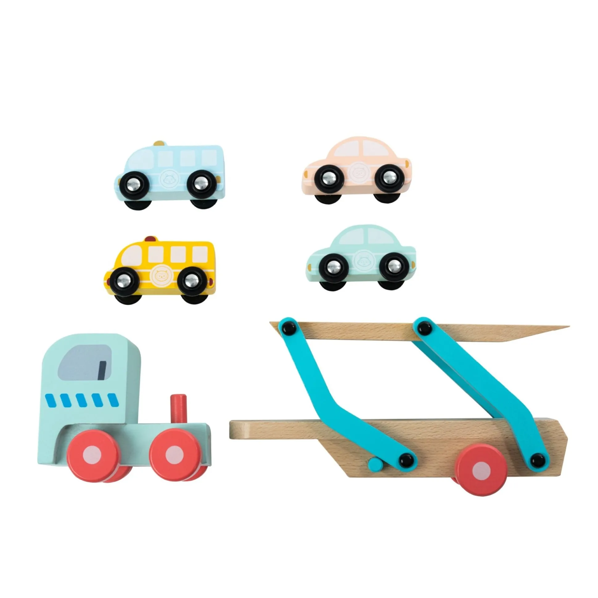 Owl & Fox Wooden Vehicle Transporter - FSC® certified