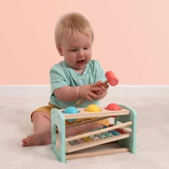 Owl & Fox Wooden Xylophone Bench - FSC® certified