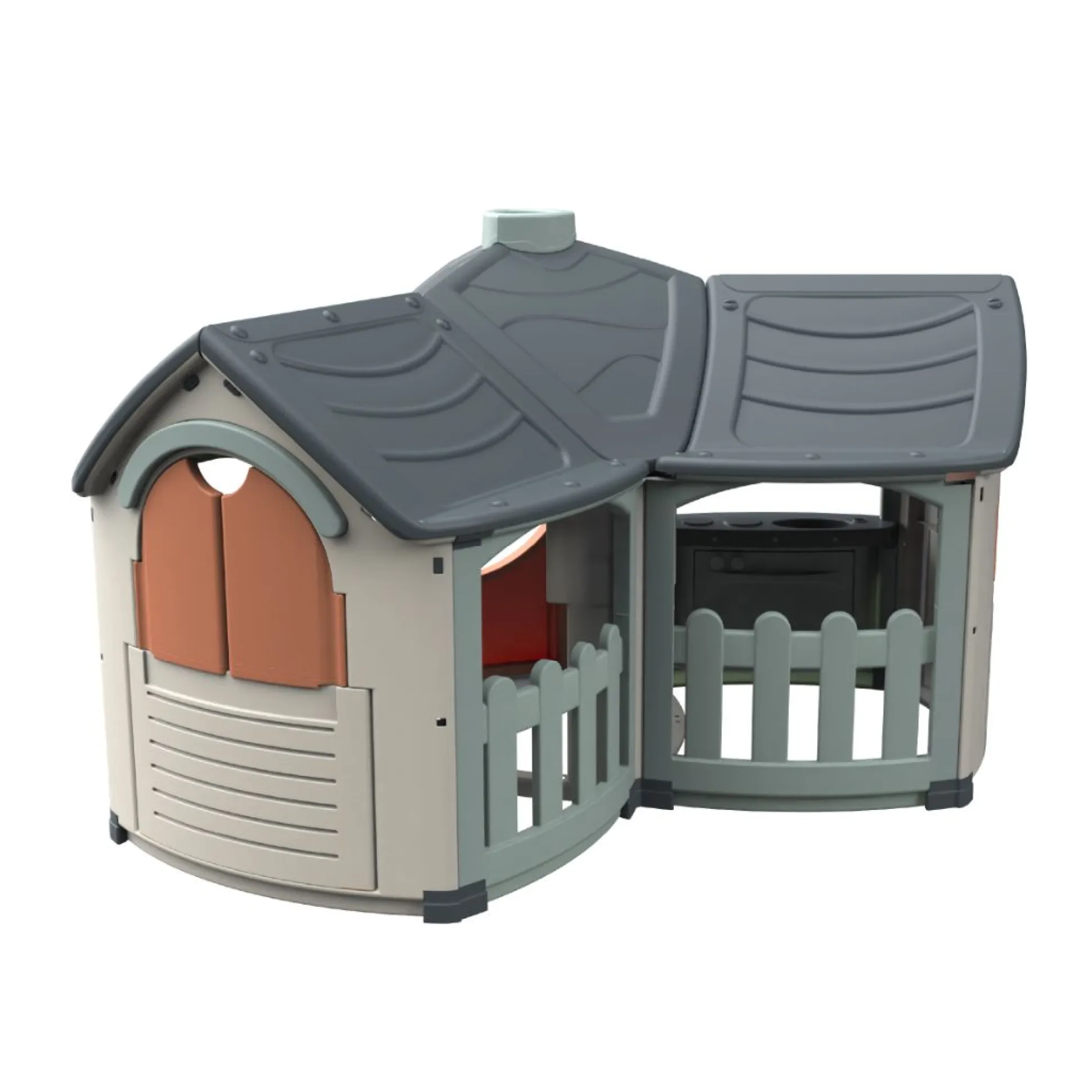 Palplay Grand Villa Plastic Playhouse