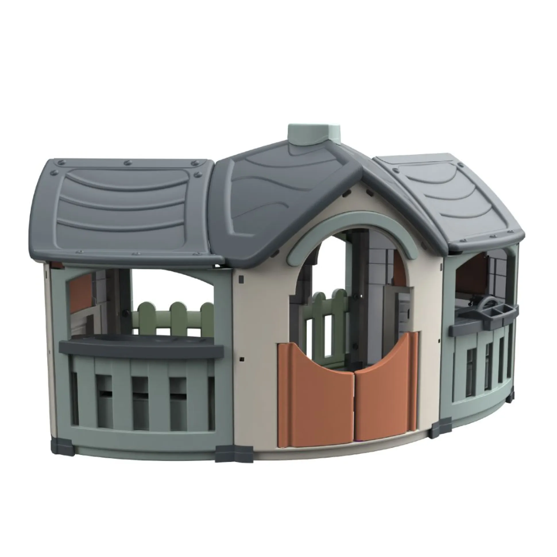 Palplay Grand Villa Plastic Playhouse
