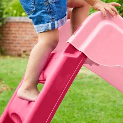 PalPlay Pink & White Plastic Folding First Slide