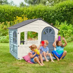 Palplay Plastic Misty Sky Playhouse of Fun