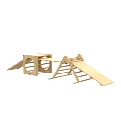 TP Active-Tots Pikler Style Climbing Triangle, Cube & Three Slides - FSC® certified