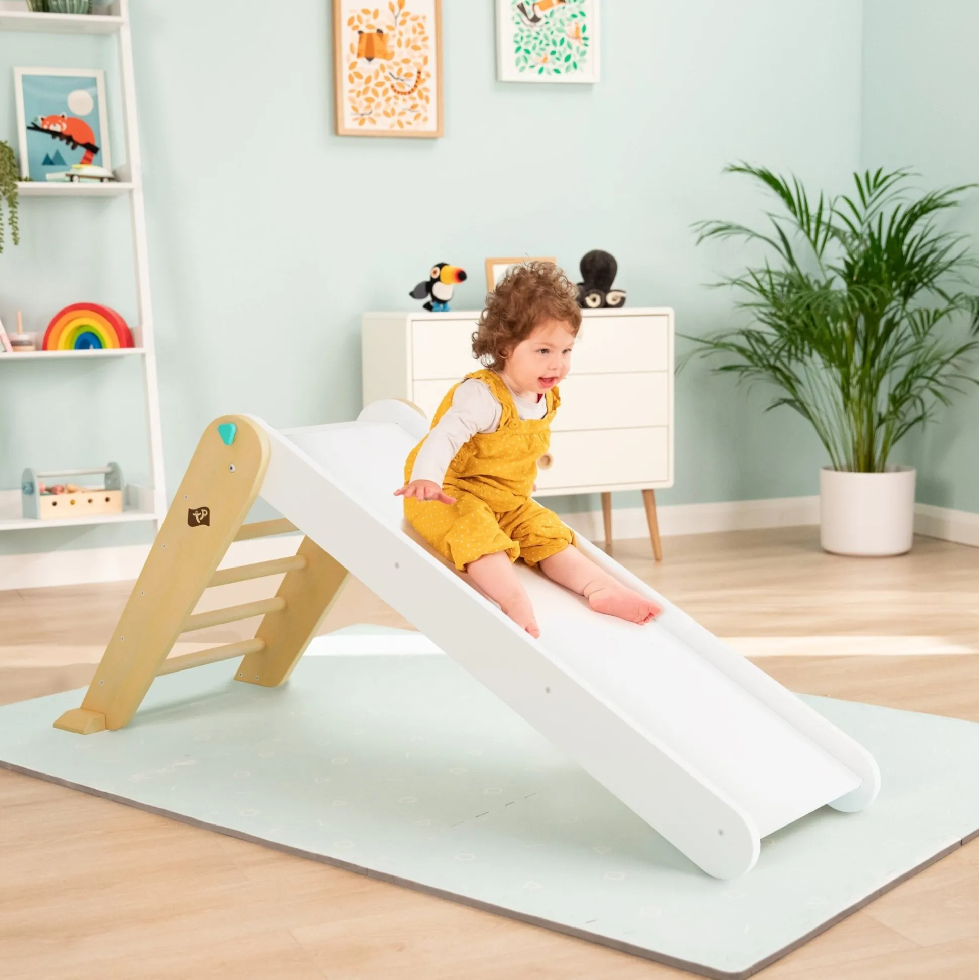 TP Active-Tots Pikler Style Folding Wooden Slide - FSC® certified