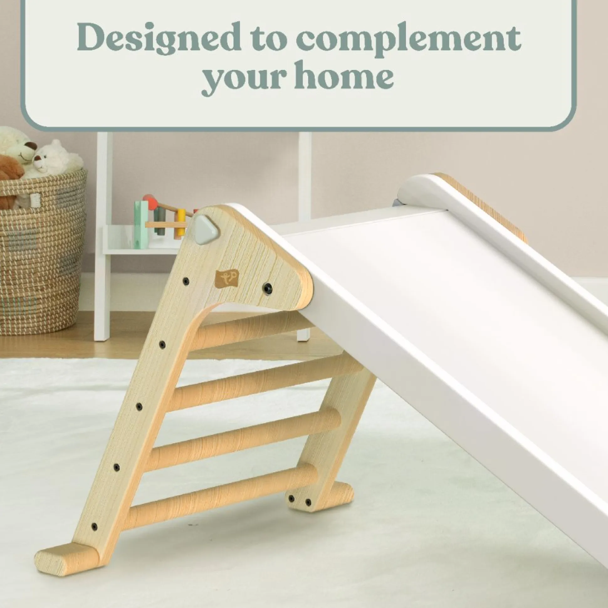 TP Active-Tots Pikler Style Folding Wooden Slide - FSC® certified