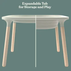 TP Active-Tots Pikler Style 4 in 1 Wooden Play Table with Two Play Stools - FSC® certified