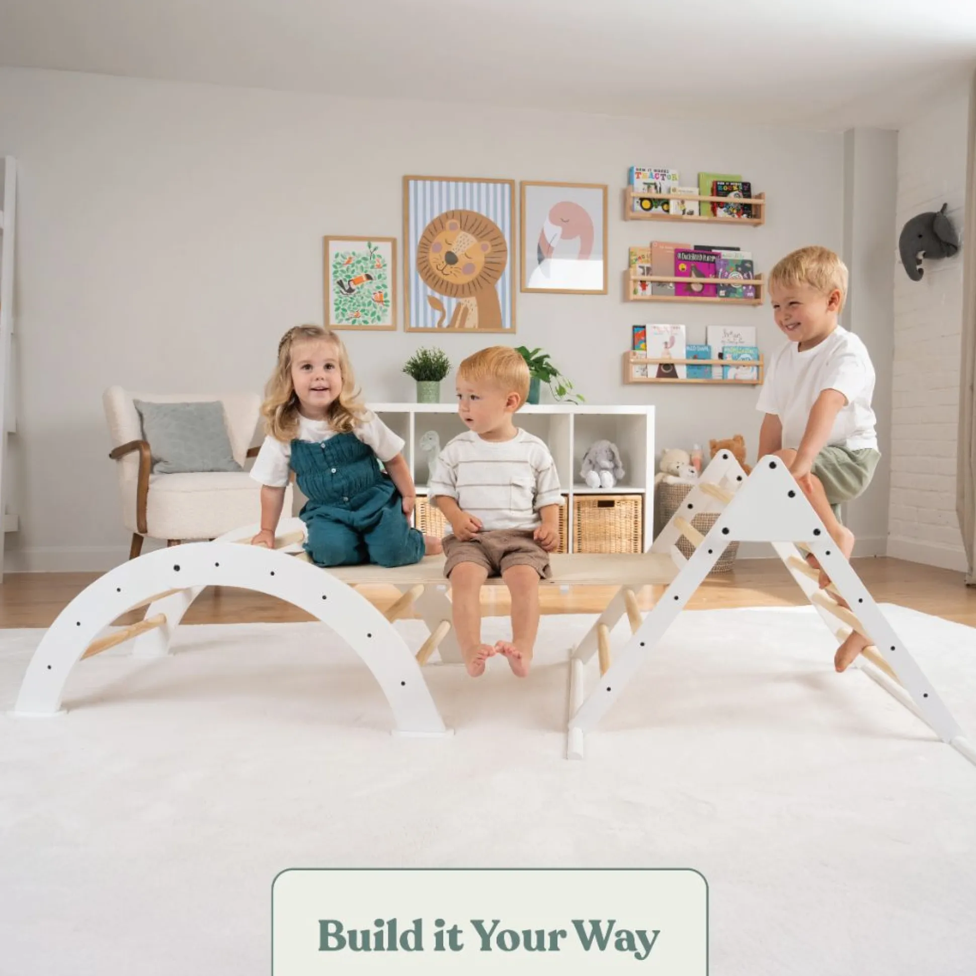 TP Active-Tots Pikler Style Three in One Playset - FSC® certified