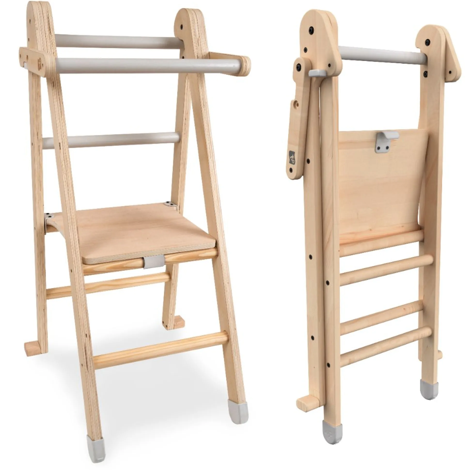 TP Active-Tots Pikler Style Wooden Folding Helper Tower With Play Easel - FSC® certified