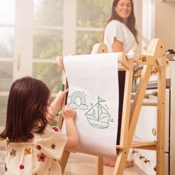 TP Active-Tots Pikler Style Wooden Folding Helper Tower With Play Easel - FSC® certified
