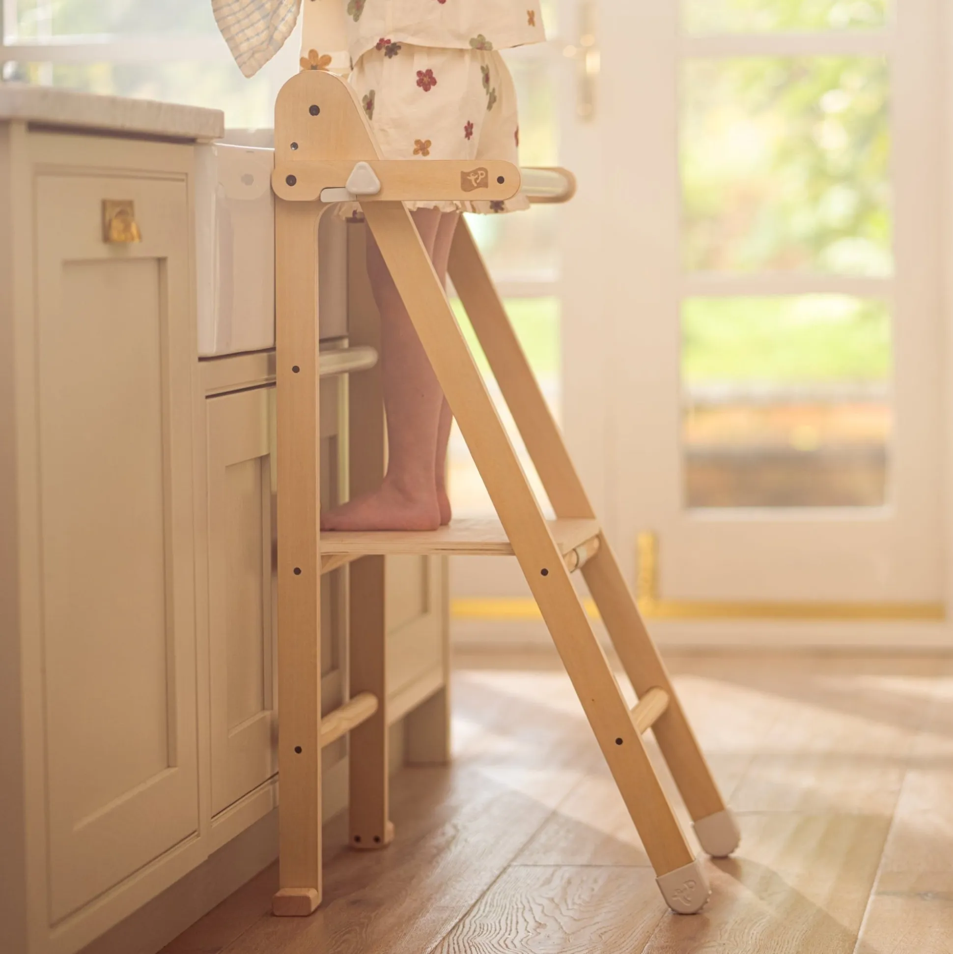 TP Active-Tots Pikler Style Wooden Folding Helper Tower With Play Easel - FSC® certified
