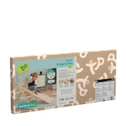 TP Active-Tots Pikler Style Wooden Climbing Bridge and Slide - FSC® certified