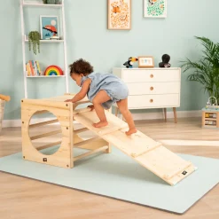 TP Active-Tots Pikler Style Wooden Climbing Bridge and Slide - FSC® certified