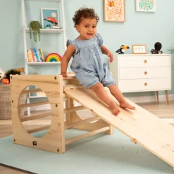 TP Active-Tots Pikler Style Wooden Climbing Cube & Slide - FSC® certified