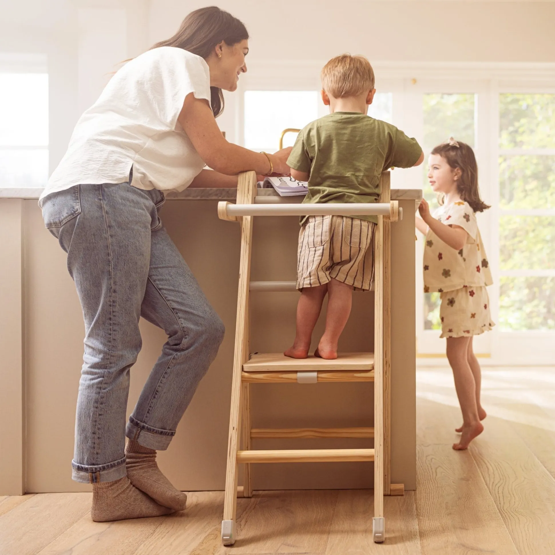 TP Active-Tots Pikler Style Wooden Folding Helper Tower - FSC® certified