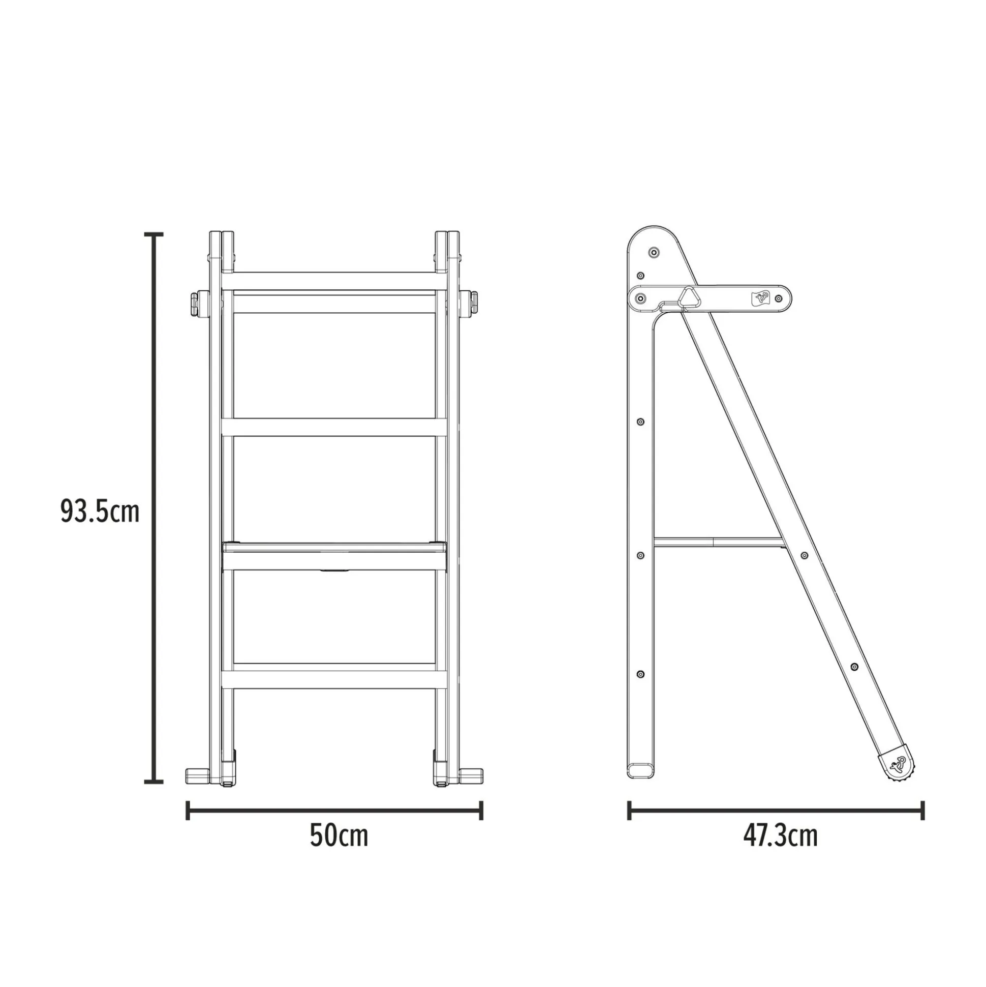 TP Active-Tots Pikler Style Wooden Folding Helper Tower - FSC® certified