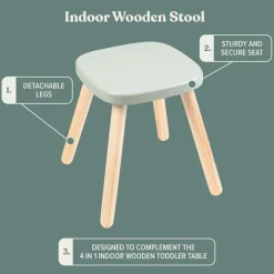 TP Active-Tots Pikler Style Wooden Stool - FSC® certified