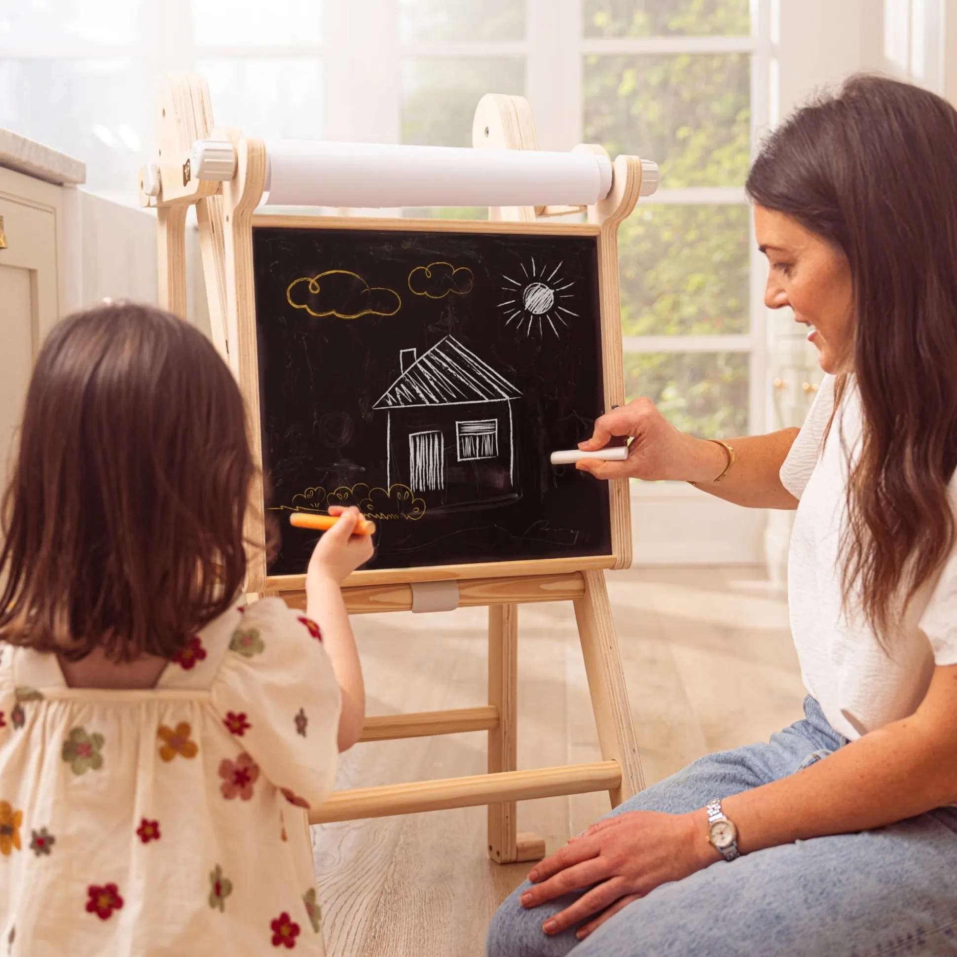 TP Active-Tots Pikler Style Wooden Easel Play Accessory - FSC® certified