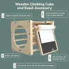 TP Active-Tots Pikler Style Wooden Climbing Cube With Play Easel - FSC® certified