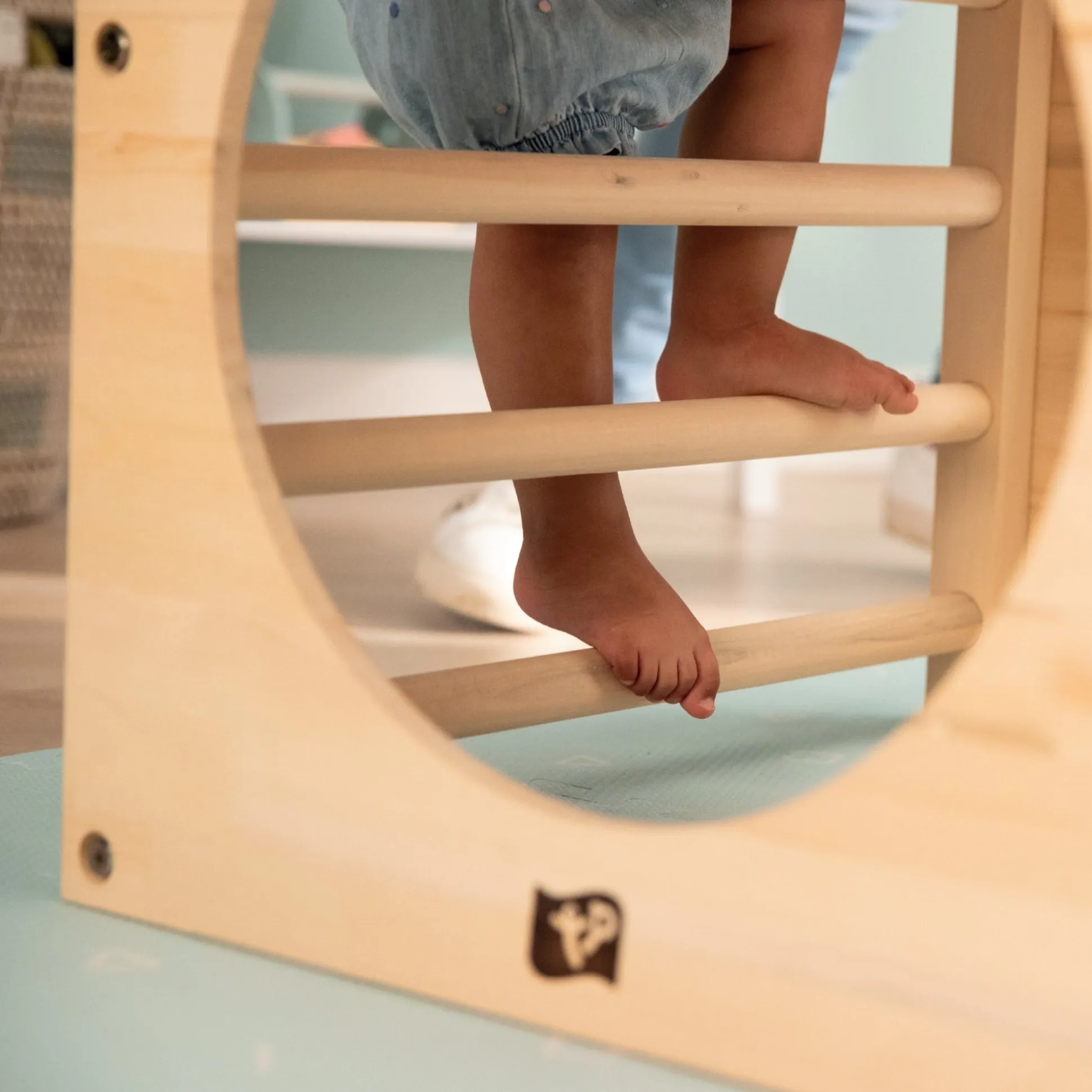 TP Active-Tots Pikler Style Wooden Climbing Cube With Play Easel - FSC® certified