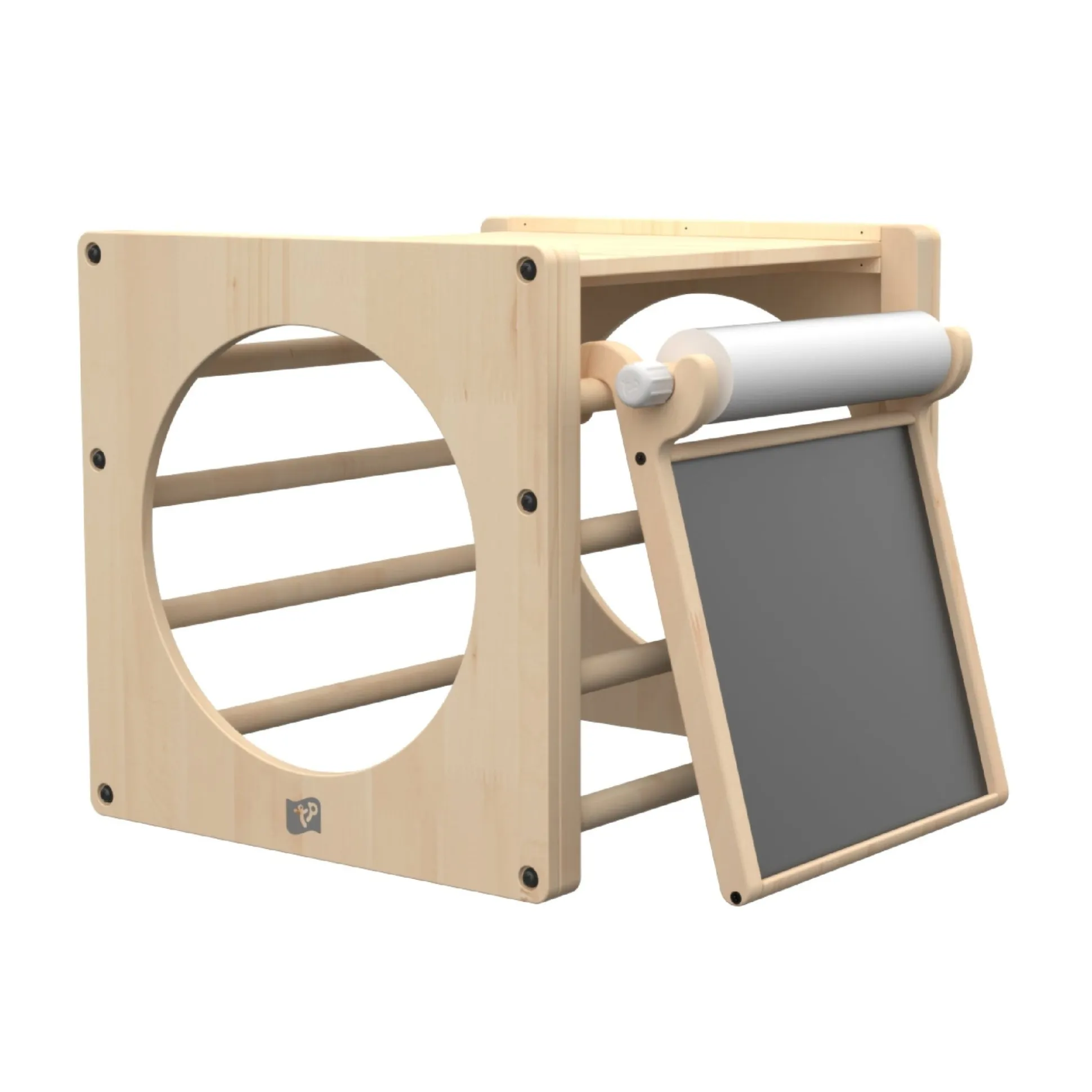 TP Active-Tots Pikler Style Wooden Climbing Cube With Play Easel - FSC® certified