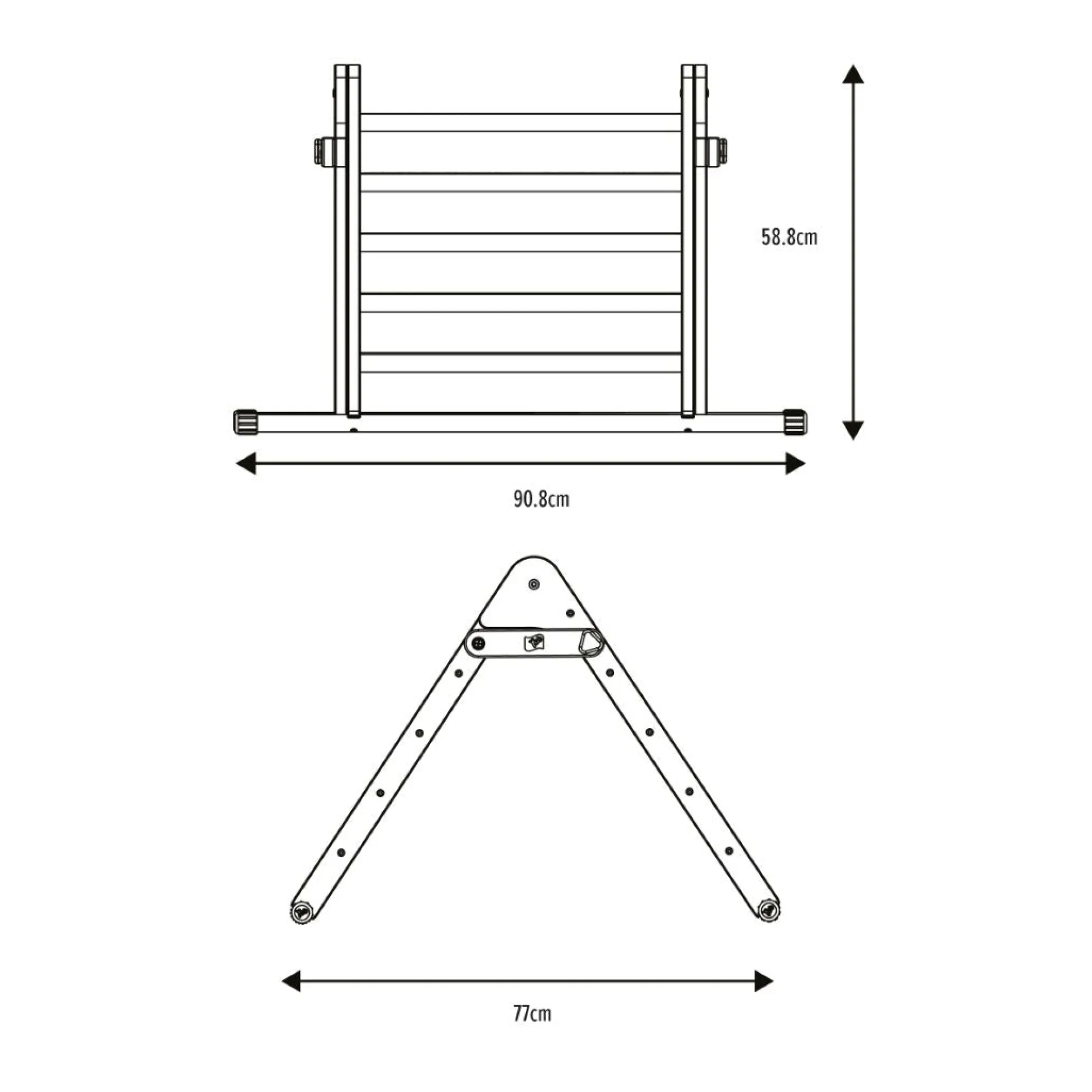 TP Active-Tots Pikler Style Wooden Climbing Triangle & Slide - FSC® certified