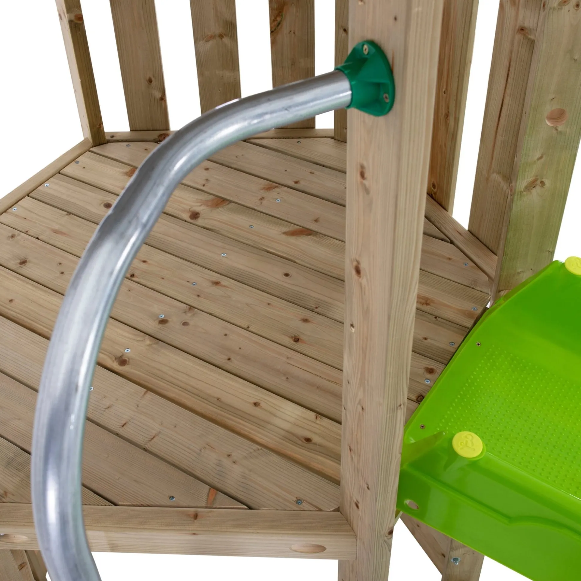 TP Castlewood Beeston Wooden Climbing Frame with Swing Set & Slide - FSC® certified