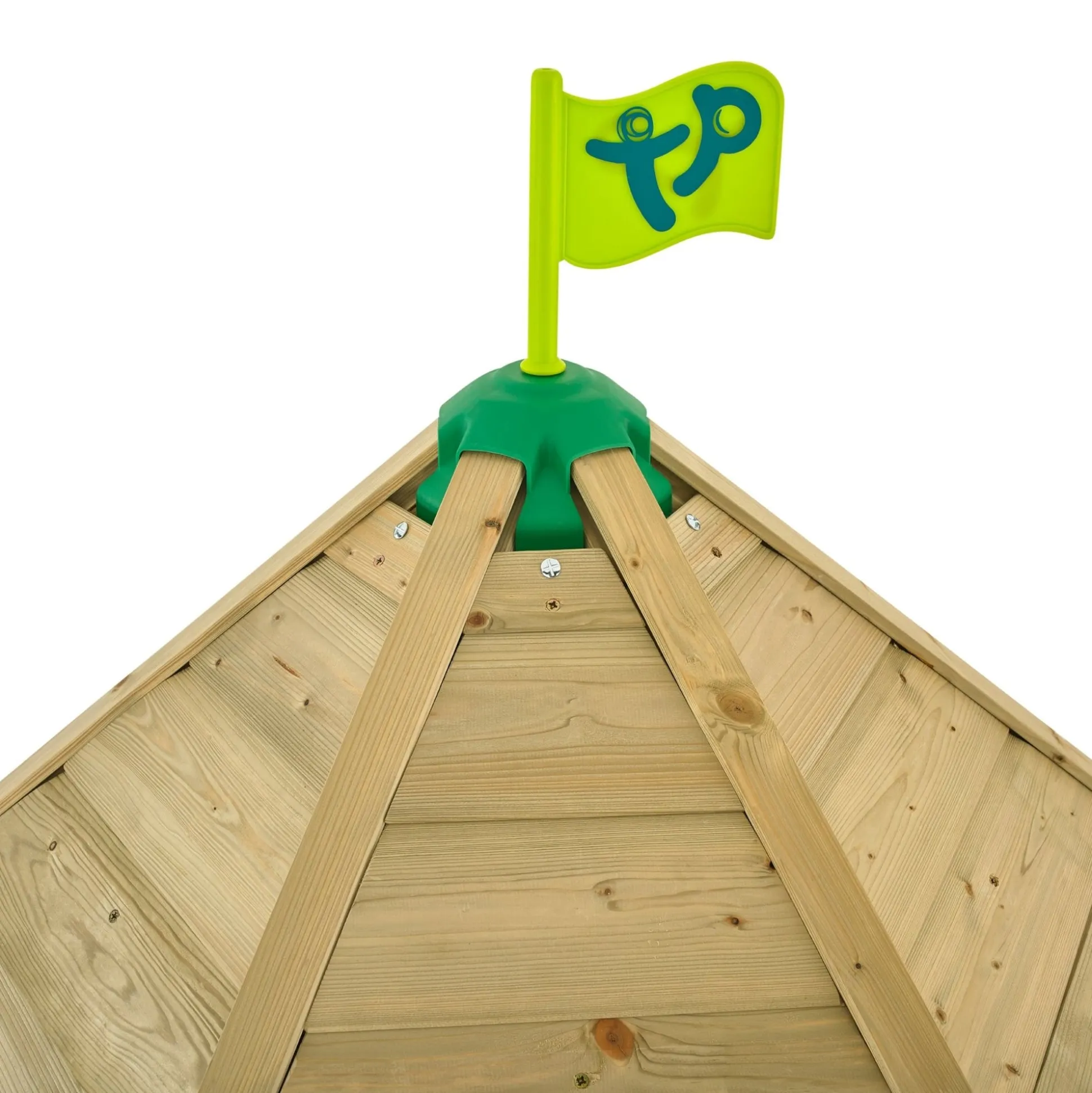 TP Castlewood Ludlow Wooden Climbing Frame with Single Swing Set & Slide - FSC® certified
