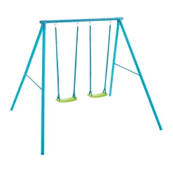 TP Deluxe Double Metal Swing Set
