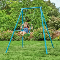 TP Deluxe Single Metal Swing Set