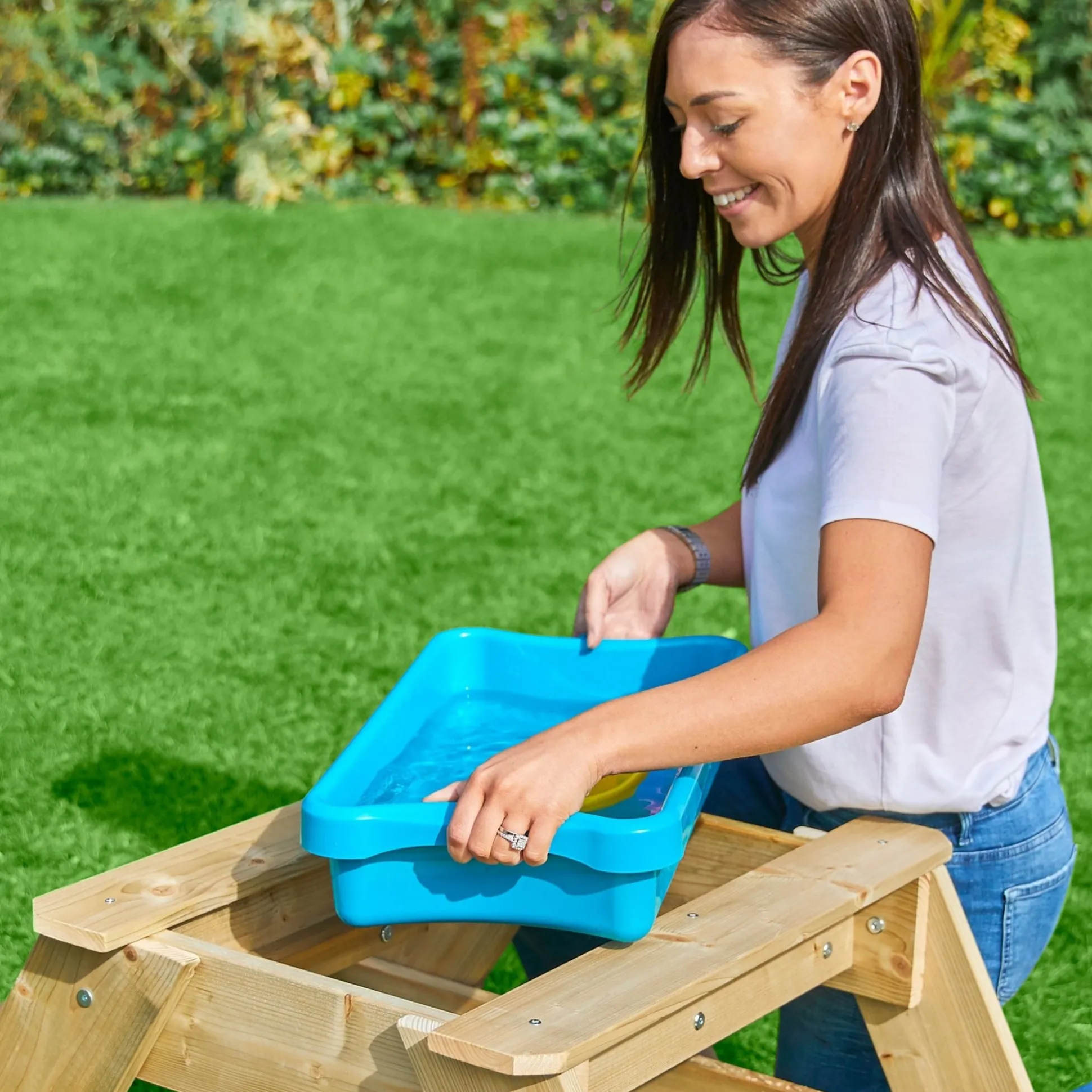 TP Early Fun Wooden Picnic Table Sandpit - FSC® certified
