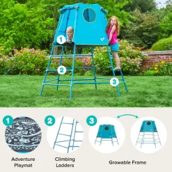 TP Explorer Metal Climbing Frame Set & Jungle Run