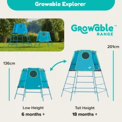 TP Explorer Metal Climbing Frame Set & Jungle Run